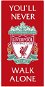 FotbalFans Osuška Liverpool FC, 100% bavlna, design YNWA, červená, 140 × 70 cm - Osuška