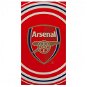 FotbalFans Osuška Arsenal FC, červená, 100% bavlna, 70 × 140 cm - Osuška