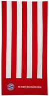 FotbalFans Osuška FC Bayern Mnichov, červeno-bílá, 100% bavlna, 75 × 150 cm - Bath Towel