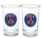 FotbalFans Skleničky Paris Saint Germain FC, sada 2 ks, barevný znak, 50 ml - Glass