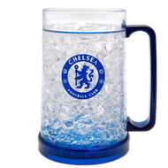 FotbalFans Chladicí půllitr Chelsea FC, modrý, plast, 420 ml - Termosklenice