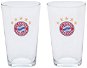 FotbalFans FC Bayern Mnichov s barevným znakem, 300 ml, sada 2 ks - Glass
