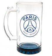 FotbalFans Paris Saint Germain FC, modrý znak PSG, 425 ml - Glass
