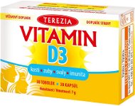 TEREZIA Vitamin D3 1000 IU 30 Capsules - Dietary Supplement