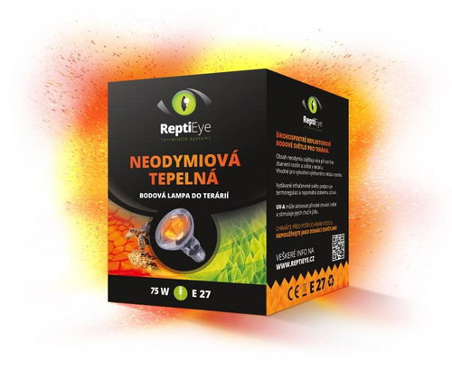ReptiEye 75W Daylight Neodymium bulb - Terrarium Light - Main image