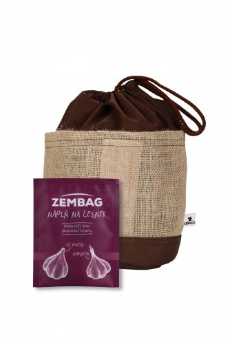 TERPENIX Zembag for 0,75 kg garlic, brown - Potato Bag - Main image