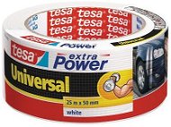 tesa Extra Power Universal, Textile, White, 25m: 50mm - Duct Tape