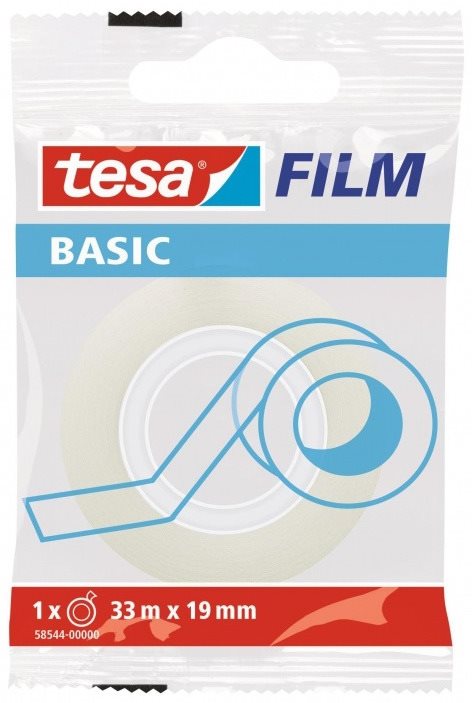 Tesa BASIC 19 mm x 33 m, átlátszó