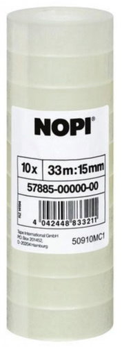 Tesa 15 mm x 33 m, transparent - 10er-Pack - Klebeband - Hauptbild