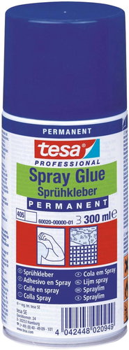 Tesa Spray Adhesive "60020", permanent, 300 ml - Liquid paste - Main image