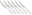 Steak knife PRESTO 12cm, 6pcs, white 863056.11