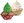 Pastry Cupcakes Delícia 6 cm, 60 pcs, Christmas