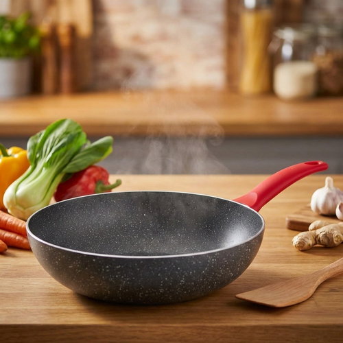 TESCOMA Wok MANICO ROSSO 28cm - Wok Pan - Main image