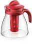 TESCOMA Teapot MONTE CARLO 1.5 l, with leaching strainer, red - Teapot