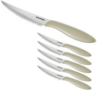 Tescoma Nůž steakový PRESTO 12 cm, 6 ks, béžová - Sada nožů