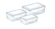 TESCOMA FRESHBOX Set of 3pcs, 0.2, 0.5, 1.0l, rectangular - Food Container Set