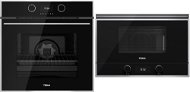 TEKA HLB 860 Black + TEKA ML 822 BIS R BK - Built-in Oven & Microwave Set