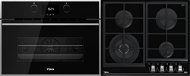 TEKA HLC 844 C Black + TEKA GZC 64320 U-Black - Oven & Cooktop Set