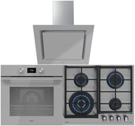 TEKA HLB 8600 U-Steam Grey + TEKA GZC 64320 U-Steam Grey + TEKA DLV 68660 U-Steam Grey - Oven, Cooktop & Kitchen Hood Set