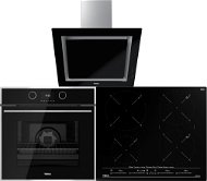 TEKA HLB 860 Black + TEKA HLC 8400 U-Black + TEKA DLV 68660 U-Black - Oven, Cooktop & Kitchen Hood Set