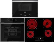 TEKA ML 822 BIS R BK + TEKA HLB 840 Black + TEKA TR 6420 - Oven, Cooktop and Microwave Set