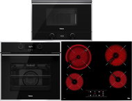 TEKA ML 822 BIS BK + TEKA HLB 840 Black + TEKA TR 6420 - Oven, Cooktop and Microwave Set