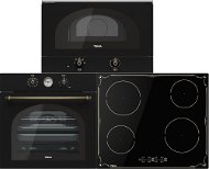 TEKA MWR 22 BI AT + TEKA HRB 6300 AT + TEKA IBR 64040 Black - Oven, Cooktop and Microwave Set