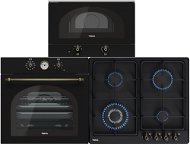 TEKA MWR 22 BI AT + TEKA HRB 6300 AT + TEKA EH 60 4G AI AL TR CI AT - Oven, Cooktop and Microwave Set