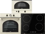 TEKA MWR 22 BI VN + TEKA HRB 6300 VN + TEKA IBR 64040 Black - Oven, Cooktop and Microwave Set