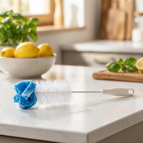 TESCOMA Brush with sponge CLEAN KIT - Brush for Cleaning Feeding Bottles - Main image