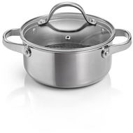 TESCOMA 780570.00 SteelCRAFT fedővel, 18 cm, 2 l - Lábas