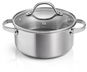 TESCOMA 780572.00 SteelCRAFT, fedővel, 20 cm, 3 l - Lábas