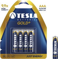 Tesla akkumulátor AAA Gold + 4db - Eldobható elem