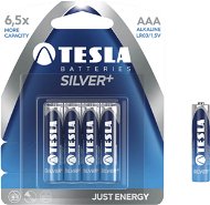 Batérie Tesla AAA Silver + 4ks - Jednorazová batéria