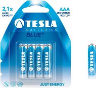 Tesla akkumulátor AAA kék + 4db - Eldobható elem