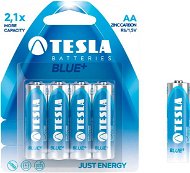 Batérie Tesla AA Bue + 4ks - Jednorazová batéria
