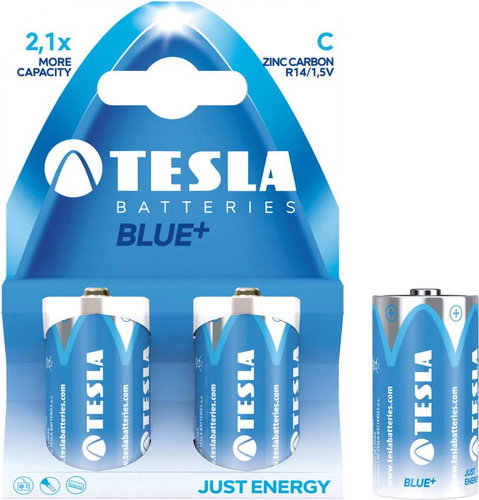 Tesla Batteries C Blue + 2pcs - Disposable Battery - Main image