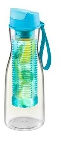 TESCOMA Getränkeflasche mit Sieb PURITY 0.7 l, Blau - Trinkflasche - Hauptbild