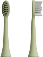 Elektromos fogkefe fej Tesla Smart Toothbrush TB200 Brush Heads Green 2× - Náhradní hlavice k zubnímu kartáčku