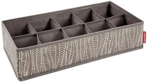 TESCOMA Sock and Underwear Organizer FANCY HOME 40 x 18 x 10 cm, cappuccino - Drawer Organiser - Main image