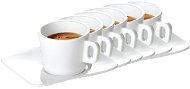 Súprava šálok Tescoma, šálka na espresso GUSTITO, s tanierikom, 6 ks - Sada šálků