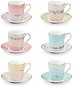 TESCOMA Espresso Cup & Saucer Set myCOFFEE, 6pcs, Romance - Set of Cups