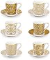 Espresso Cup & Saucer Set myCOFFEE, 6pcs, Empire - Set of Cups