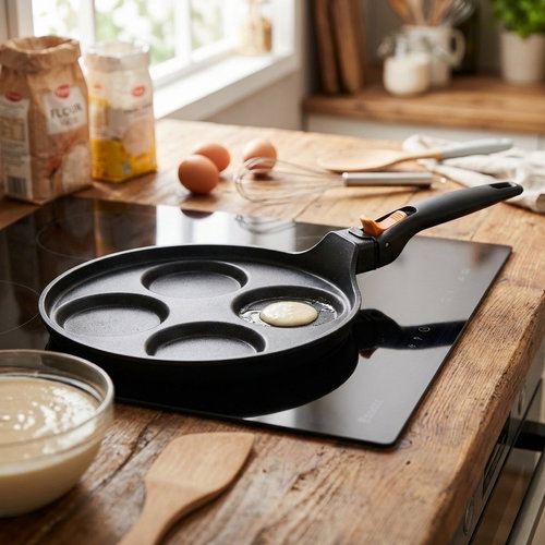 Tescoma Pan 4-dimple 24cm SmartCLICK - Pancake Pan - Main image