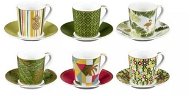 TESCOMA myCOFFEE Set of Cups with Saucer, 6 pcs, Tropical - Set of Cups