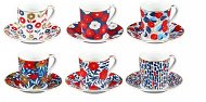 TESCOMA myCOFFEE Set of 6 Cups and Saucers, Flowers - Set of Cups