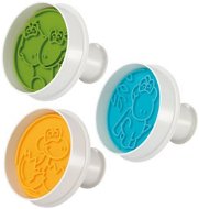 TESCOMA DELÍCIA Cutters with Stamp, 3 pcs, Dinosaurs - Cookie Cutter Set