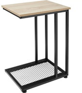 Odkládací stolek Eton - Průmyslové světlé dřevo - Side Table