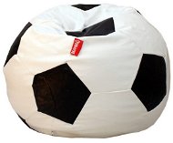 Sedací vak Sedací vak futbalová lopta 90 cm, biela / čierna - Sedací vak