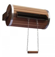 TESLI Sudové ochlazovací vědro, polévací vědro 20 l venkovní, z termo lípy a nerezu - Sauna Bucket